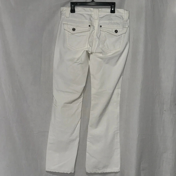 white Gap Original low rise bootcut corduroy jeans size 6 - Picture 2 of 3